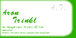aron trinkl business card